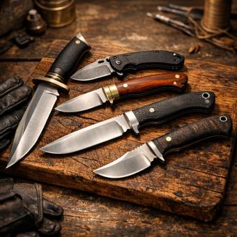 Заточка мисливських та туристичних ножів